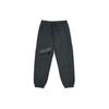 Polar Grid Reverse Joggers With Letter Logo Unisex Bottoms Black P21JG011