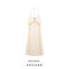 Kaslead New Arrival Women's Clothing Fashion Style Fashion Simple Stitching Halter Midi Skirt Dress 5107043