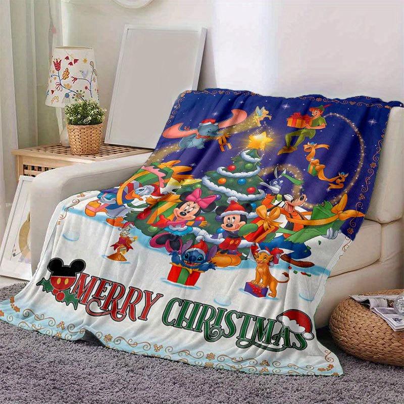 Mickey and Minnie Blanket Ultra-Soft, Warm, Cozy Throw for Living Room, Sofa, Four Seasons Travel Accessory Cute Cartoon Character