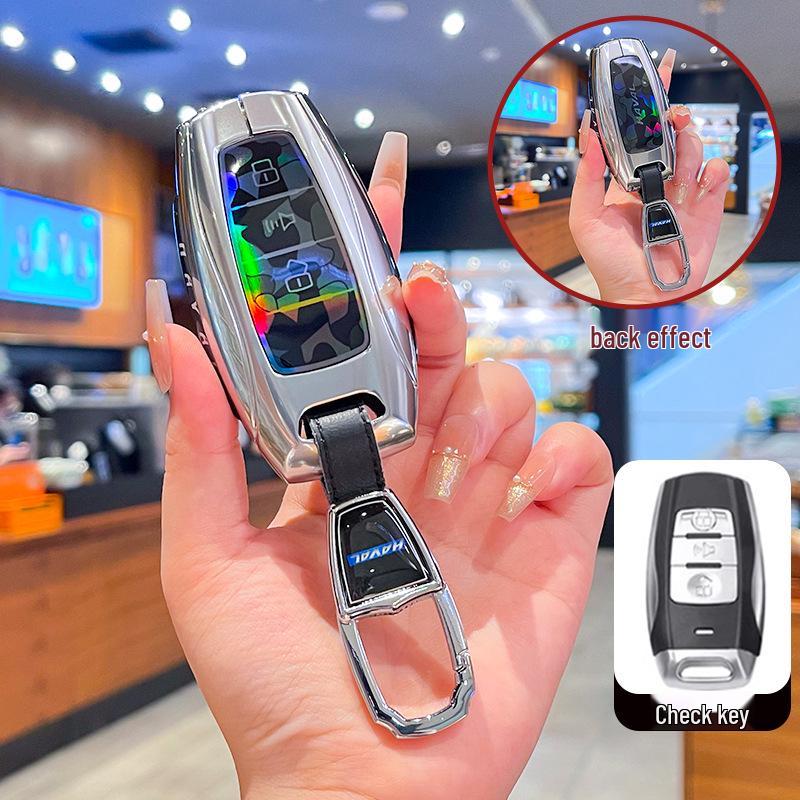 Совместимая металлическая пряжка, чехол для ключа для Great Wall Haval: H2S, M6, F5, F7X, Большой Пес, Божественный Зверь, Яростный Дракон, Дракон Макс, Сова