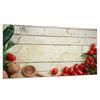 GLASS PROTECTIVE PLATE FOR STOVE 90x52 TOMATO