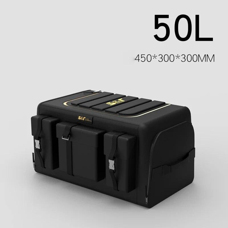 50л/60л/70л органайзер для багажника автомобиля коробка для хранения ткань Оксфорд автоорганайзеры сумка складной багажник карманы для хранения для автомобиля седан внедорожник