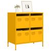 Sideboard Mustard Yellow 68 x 39 x 73.5 cm Cold Rolled Steel