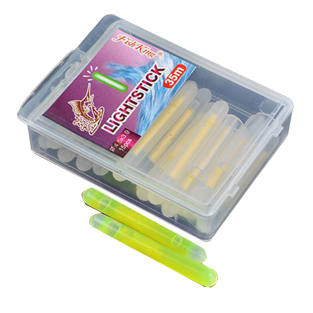 Светящиеся палочки для рыбалки, светящиеся палочки, ночные огни для ночной рыбалки, ПП 15 шт.