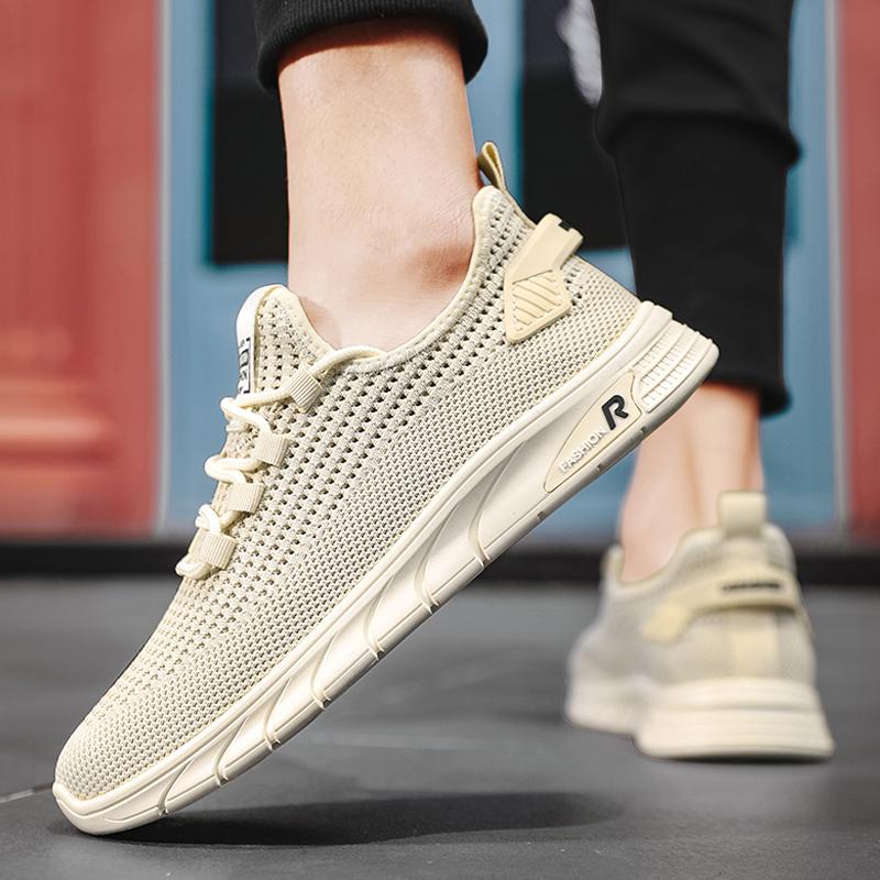 Мужская обувь, мужская повседневная спортивная обувь, мужская обувь с сеткой, дышащая и универсальная модная обувь, легкие кроссовки