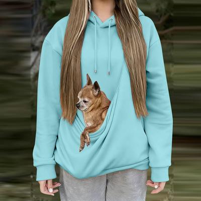 Женский модный однотонный повседневный пуловер с длинным рукавом