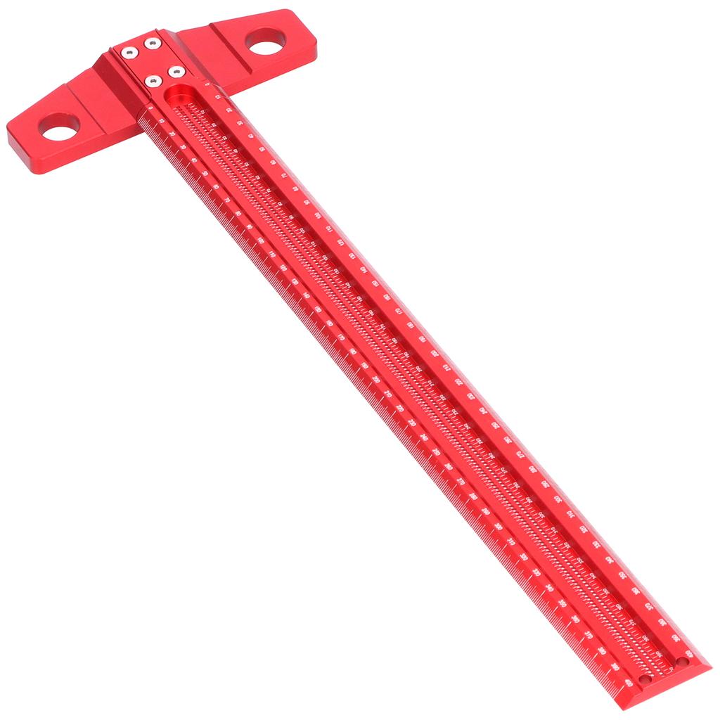 Т-образная линейка Алюминиевый сплав Съемный Деревообрабатывающий разметочный инструмент Искусство Рамки Чертежные инструменты 400 мм