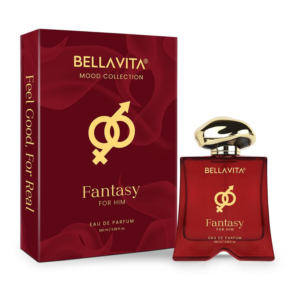 Mood Collection Fantasy Eau De Parfum для него с яблоком, корицей, мускусом и ванилью | Премиум, стойкий аромат духов для мужчин, 100 мл