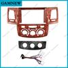 9 Inch Car Frame Fascia Adapter For Toyota Fortuner Hilux Revo Vigo 2008-2014 Android Radio Dash Fitting Panel Kit