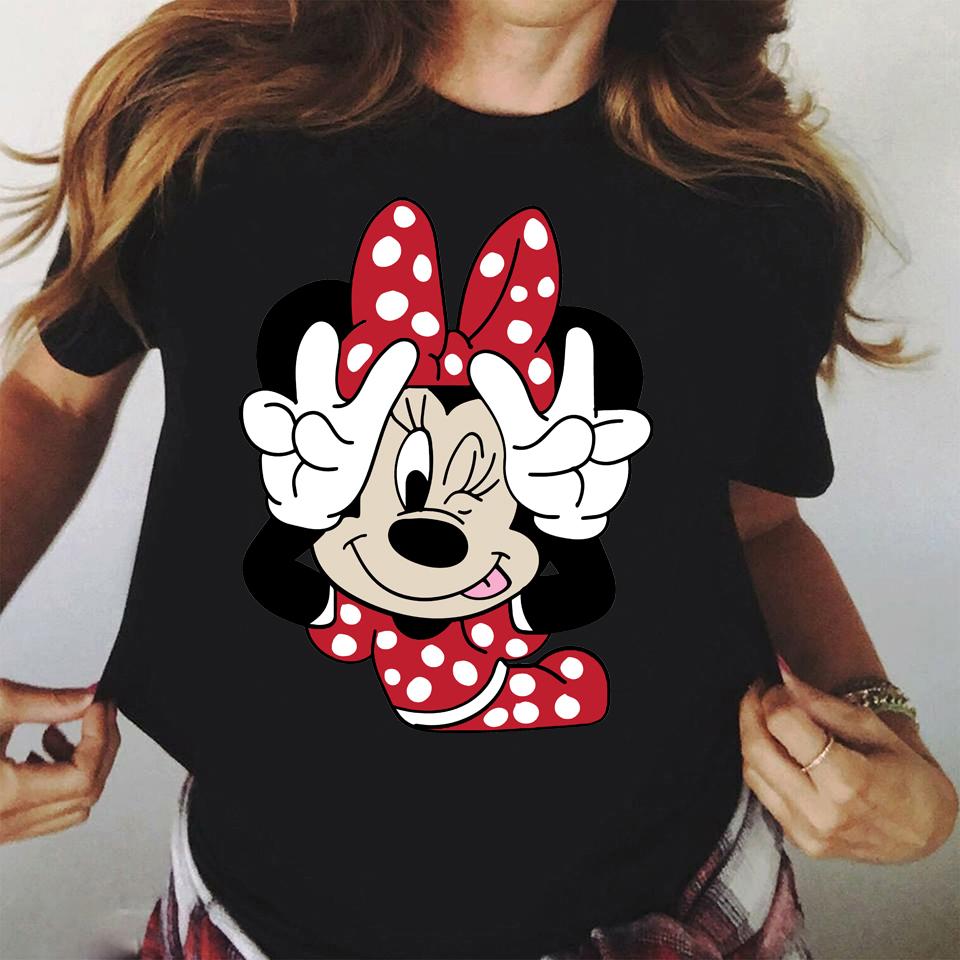 2026 New Disney Mickey Mouse TShirt Cute Harajuku Ullzang Cotton TShirt Printed TShirt Fashion Top Family ParentChild Top