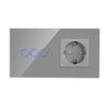 Bingoelec Wifi Tuya Control Smart Home Appliances 1 2 3 Gang Light Wall Electrical Sockets and Switches
