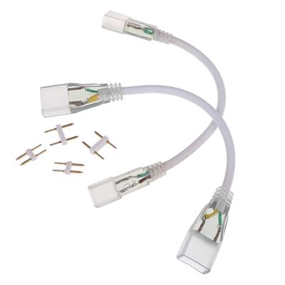2-контактный угловой светодиодный разъем RGB-прямой разъем Средние двойные разъемы
