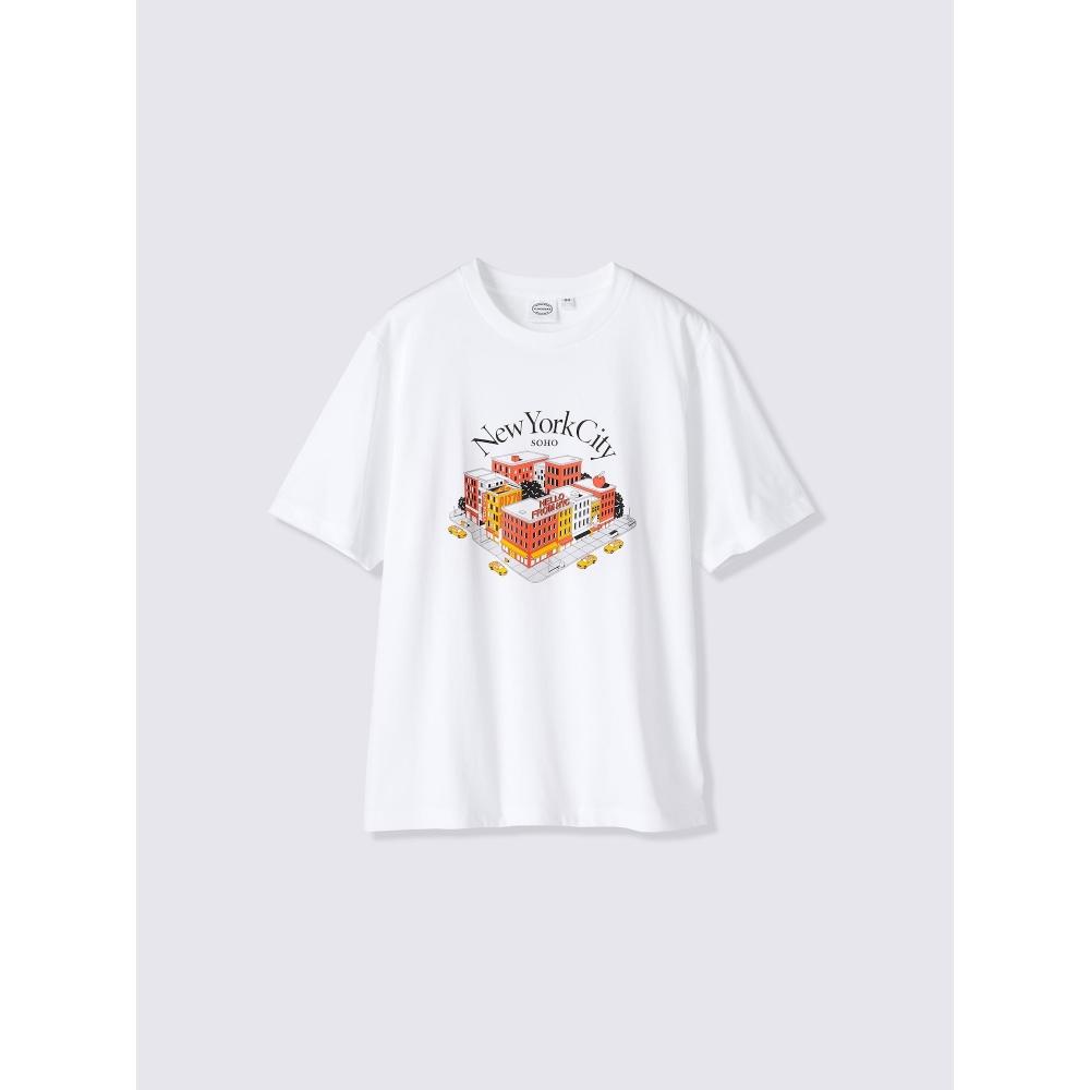 GU by Uniqlo Графическая футболка Yunosuke+us
