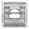 Dryer Vent Cover 4 Inch Square 304 Stainless Steel Exterior Wall Vent Cover with Nylon Mesh To Keep
