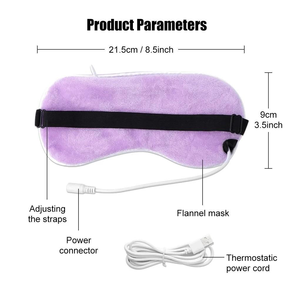 With Constant Temperature USB Heated Eye Mask for Dark Circles Sleep Mask For Dry Eyes & Sleep