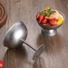 Multipurpose Stainless Steel Goblet for Serving Ice Cream and Fruit Desserts