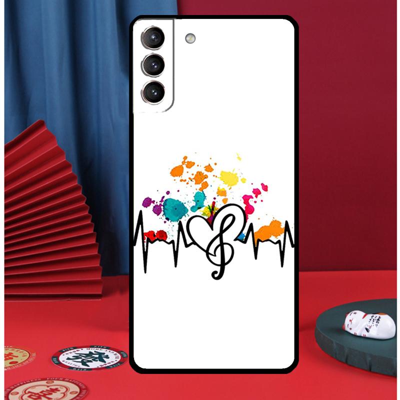 Чехол для телефона с нотами и скрипичным ключом для Samsung Galaxy S24 Ultra S9 S10 S20 FE S21 S22 S23 Plus S25 Ultra Задняя крышка