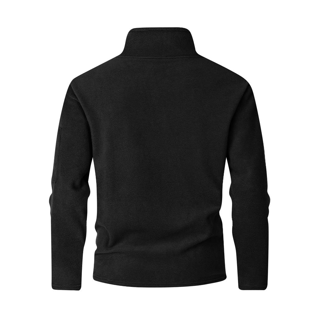 Men's Sweatshirt Loose Solid Color Outdoor Warm Breathable T-Shirt Top