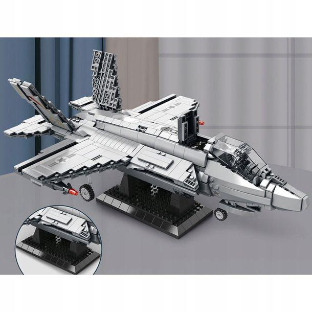 Reobrix Construction Blocks Military Aircraft F-35 Lightning Ii Fighter Jet