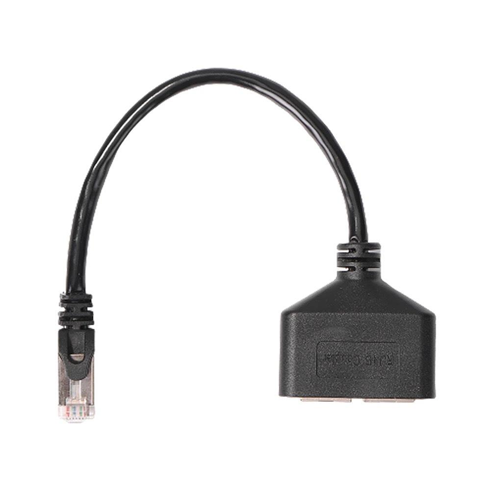 Сетевой кабельный разветвитель RJ45: Ethernet-адаптер и удлинитель с 1 на 2/3/4 порта