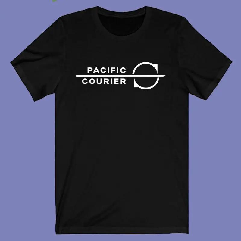 Pasific Courier Company Unisexs Black TShirt Size S3xl
