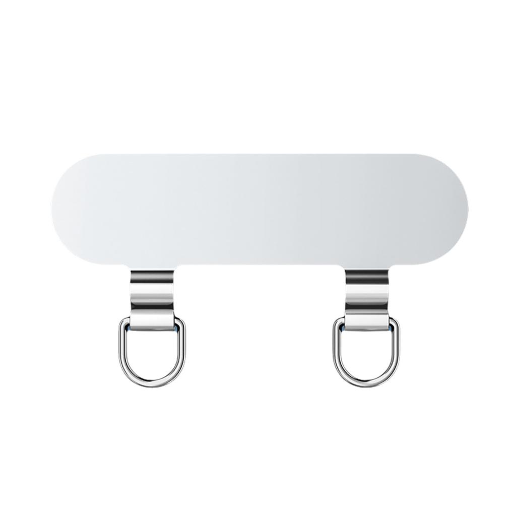 Зажим для телефона из нержавеющей стали с двойной металлической цепочкой для уха для надежного крепления на открытом воздухе для активного образа жизни