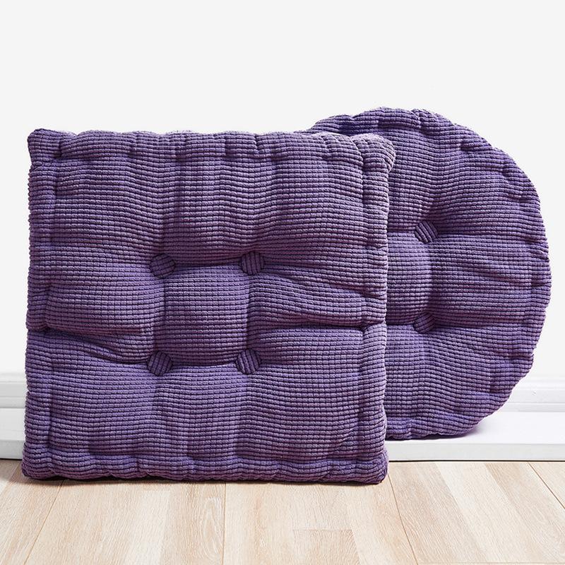 Solid Color Biscuit Cushion Thick Buttocks Cushion, Sofa Cushion, Chair Cushion, Round Square Cushion PP Cotton