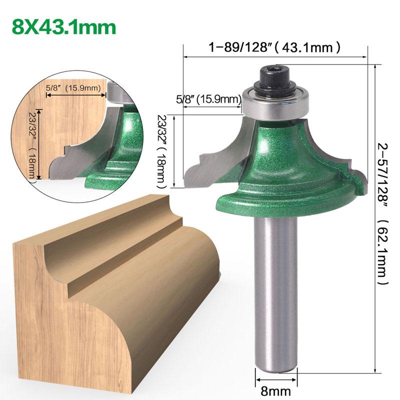 1 шт. 8 мм хвостовик классический Ogee Bit Line нож фреза деревообрабатывающий резак шиповый резак для деревообрабатывающих инструментов