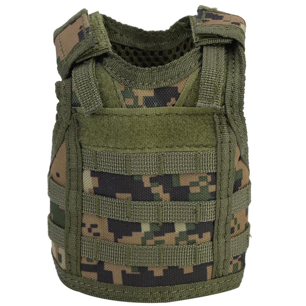 Beer Vest Mini Miniature Beverage Bottle Can Holder with Adjustable Shoulder Straps