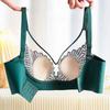 Ultra-thin Lace Bra Gathered Adjustable Underwear Shockproof Anti-glare Bra