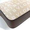 BVLGARI Logo mania logo bag Shoulder Bag Leather/Canvas Beige/Brown