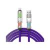 240W Fast Charging Multi-Function Type-C Cable with Colorful Breathing Light for Mobile Phones and Cars