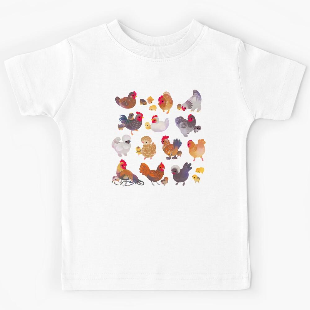 Chicken and Chick - pastel Kids T-Shirt