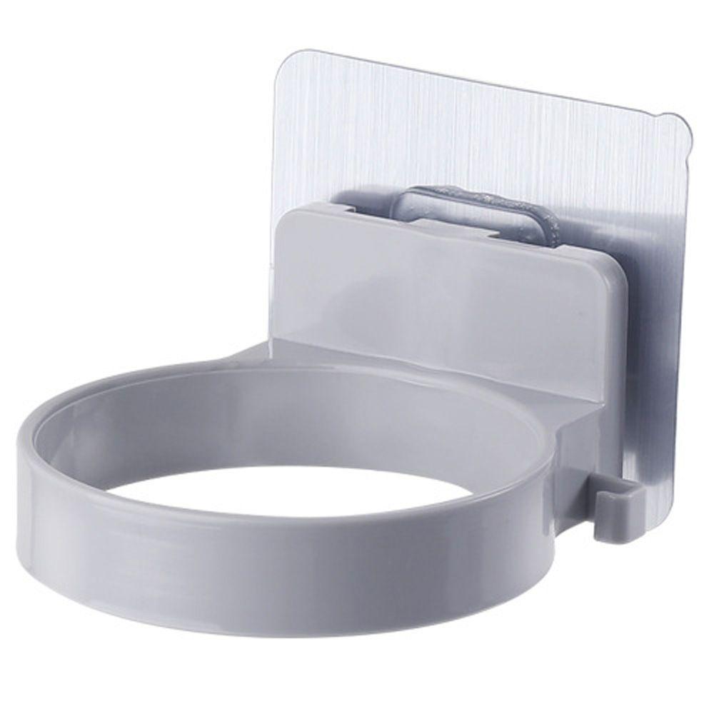 Подставка без сверления Настенные полки Органайзер Вешалка Стойка для хранения Настенная полка Держатель для фена