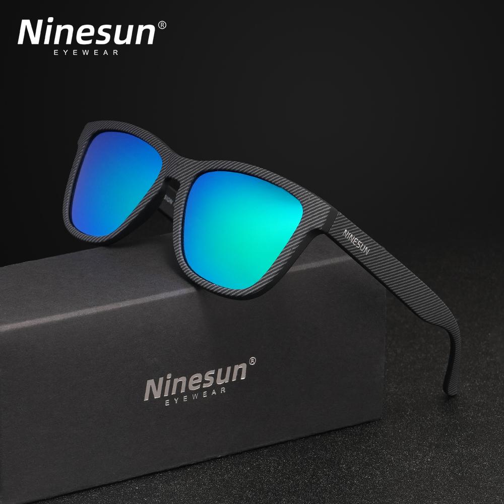 NINESUN Модные мужские солнцезащитные очки поляризованные UV400 солнцезащитные очки сверхлегкие TR90 женские очки для рыбалки вождения на открытом воздухе