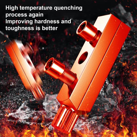 Извлекатель сломанных винтов с гаечным ключом, прочный инструмент для снятия металлических винтов, универсальный инструмент для извлечения проводов угловых вентилей кранов 1/2 3/4 дюйма