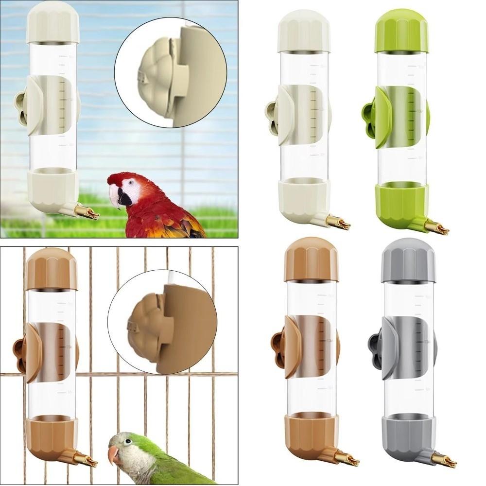 200ml Automatic Bird Water Feeder Detachable No Drip Bird Water Dispenser Top Fill Easy To Refill Automatic Drinking Bottle