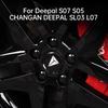 Для Deepal S07 S05 CHANGAN DEEPAL SL03 L07 Колпачок ступицы колеса автомобиля Наклейка-декорация эмблемы шины Автоаксессуары