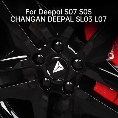 Для Deepal S07 S05 CHANGAN DEEPAL SL03 L07 Колпачок ступицы колеса автомобиля Наклейка-декорация эмблемы шины Автоаксессуары