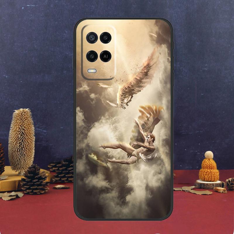 Чехол с художественной краской в стиле Ренессанс для OPPO A54 A74 A94 A98 A78 A79 A16 A76 A96 A5 A9 A17 A77 A15 A52 A72 A53 A57S, чехол