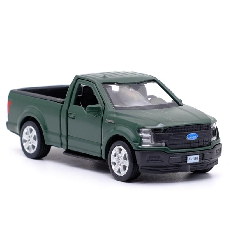 Ford F150 SVT Raptor 2018 Пикап Симулятор Литье под давлением и Игрушечные Транспортные Средства Машинка с инерционным механизмом и открывающимися дверями RMZ city 1:36 Коллекционных Моделей из Сплава