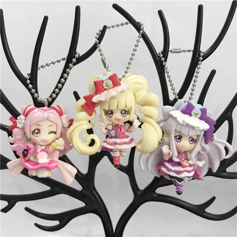 Bandai Hugtto Капсульные игрушки для объятий Pretty Cure Tropical-Rouge Летний Ангел Фламинго Кура Мир Цветок Счастливый Персик Фигурка