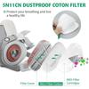 50 штук фильтрующего хлопка для респиратора, сменный противопылевой фильтрующий хлопок 5N11, подходит для газовых респираторов 6000, 6100, 6200, 6800, 7501, 7502