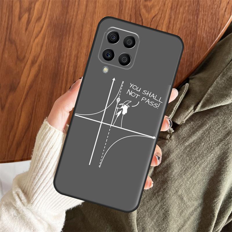 Чехол-футляр с математическими уравнениями и формулами для Samsung Galaxy M06 M16 M36 M56 M33 M15 M55 M31 M13 M12 M14 M53 M32 M52 M35 M34 M54