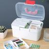 Portable Medicine Storage Box Large Capacity Medicine Kit Family Hand First Aid Chest Simple Travel Emergency Box