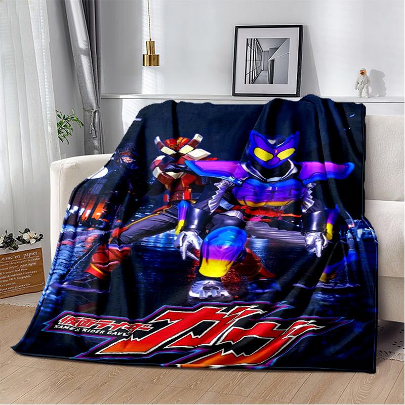 Sugar Man K-Kamen Rider GAVV Blanket Elastic Soft Candy Knight Full Storage Soft Warm Bedding Children's Gift throw blanket