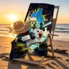 Gamer Print Beach Towel Design, Soft, Lightweight. for Home Bathroom, Spa, Pool, Yoga, Surfing, Camping, Gift for Family, Friend