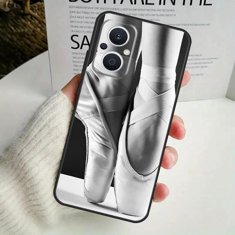 Чехол для телефона с балериной и пуантами для OPPO Reno 8 7 Lite 8T 11 12 13 14 14F 10 Pro OPPO Find X8 X6 X5 X9 Pro