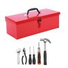 Iron Tool Box Empty Hardware Storage Case for Workshops Electrician Garages