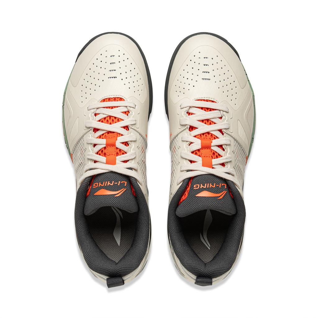 Li Ning Hawkeye 2.0 PRO Амортизирующие Нескользящие Износостойкие Низкие Тренировочные Кроссовки Унисекс Бежевый Черный APPU023-11
